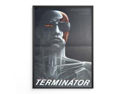 Terminátor - Arnold Schwarzenegger - Filmový plakát (A3)