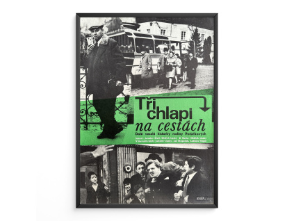 13433 2 tri chlapi na cestach verze 1 filmovy plakat a3