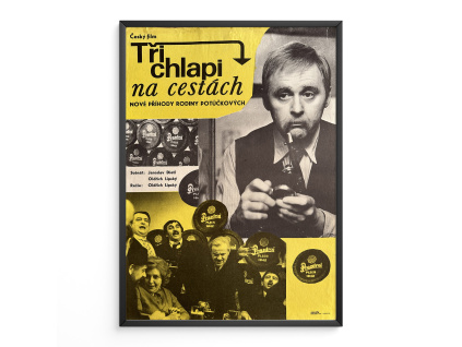 13439 2 tri chlapi na cestach verze 3 filmovy plakat a3