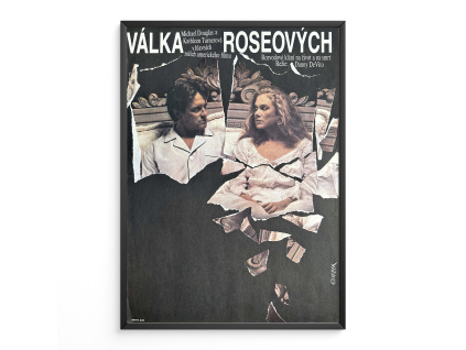 Válka Roseových - Filmový plakát (A3)