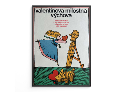 Valentinova milostná výchova - Filmový plakát (A3)