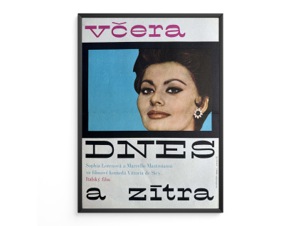 Včera, dnes a zítra - Filmový plakát (A3)