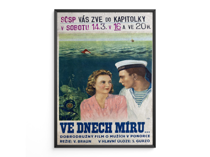 Ve dnech míru... - Filmový plakát (A3)