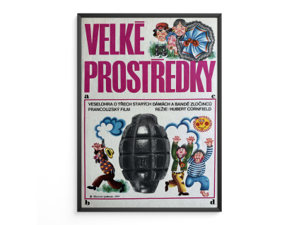 Velké prostředky - Filmový plakát (A3)