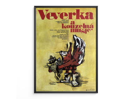 Veverka a kouzelná mušle - Filmový plakát (A3)