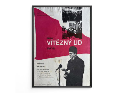 Vítězný lid - Verze 2 - Filmový plakát (A3)