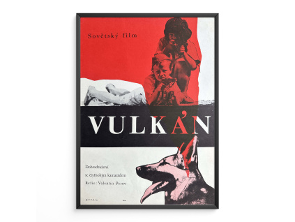 Vulkán - Filmový plakát (A3)