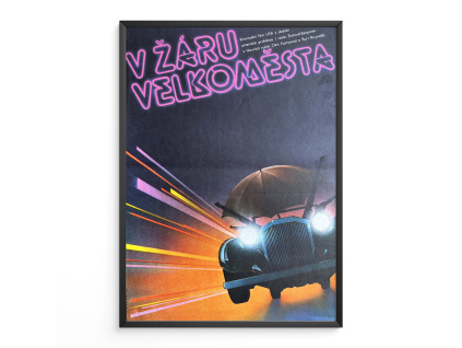V žáru velkoměsta - Clint Eastwood - Filmový plakát (A3)