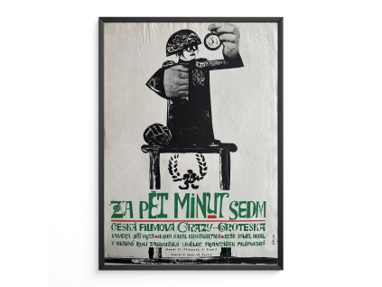 Za pět minut sedm - Filmový plakát (A3)