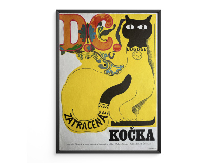 Zatracená kočka - Filmový plakát (A3)