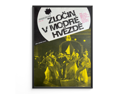 Zločin v modré hvězdě - Verze 2 - Filmový plakát (A3)