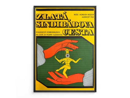 Zlatá Sindibádova cesta - Filmový plakát (A3)