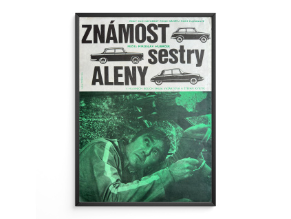 Známost sestry Aleny - Verze 3 - Filmový plakát (A3)