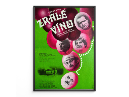 Zralé víno - Verze 2 - Filmový plakát (A3)