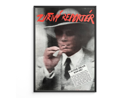 Zuřivý reportér - Filmový plakát (A3)
