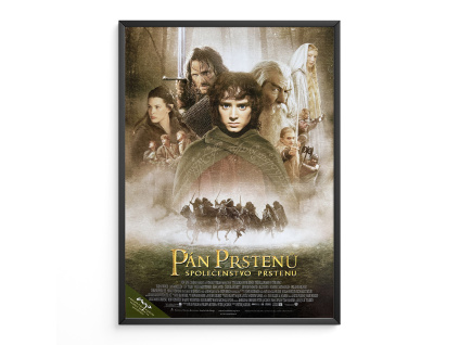 Pán prstenů - společenstvo prstenu - Filmový plakát (A3)