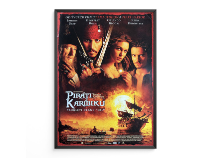 Piráti z Karibiku - prokletí černé perly - Filmový plakát (A3)
