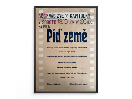 15254 2 pid zeme filmovy plakat a3