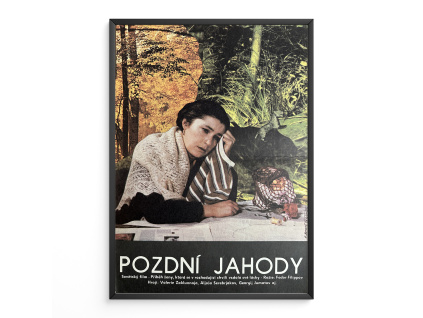 Pozdní jahody - Filmový plakát (A3)