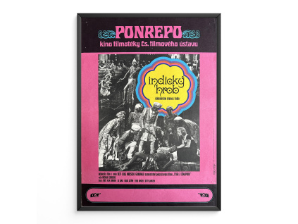 15587 2 ponrepo indicky hrob filmovy plakat a3