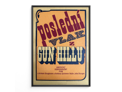 15626 2 posledni vlak z gun hillu filmovy plakat a3