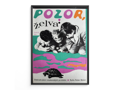 15650 2 pozor zelva filmovy plakat a3
