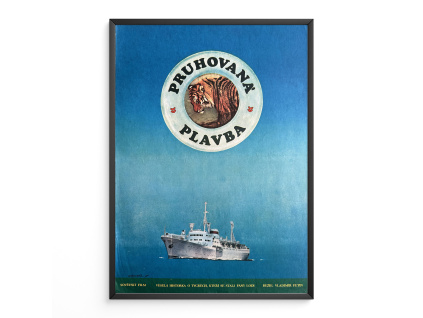 15917 2 pruhovana plavba filmovy plakat a3