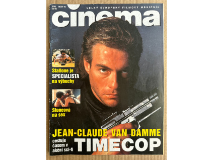 Časopis CINEMA - 01/1995 - Jean-Claude Van Damme Timecop