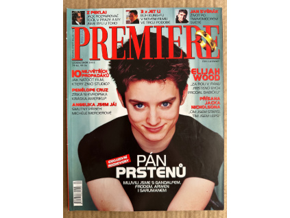 Časopis PREMIERE - 01-02/2002 - Pán prstenů Elijah Wood