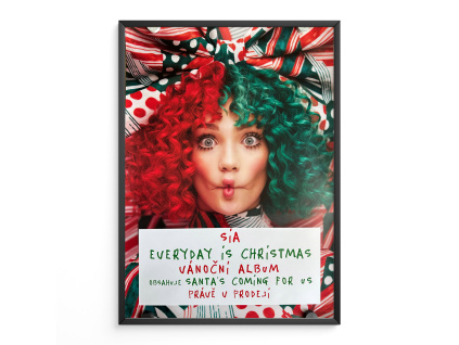 SIA Everyday is Chirstmas - Vánoční album - Plakát A2
