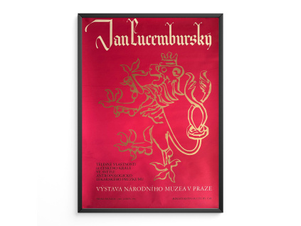 16745 2 jan lucembursky narodni muzeum v praze 1980 plakat a1