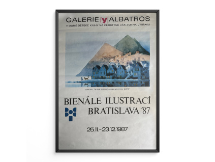 Bienále ilustrací Bratislava 1987 - Albatros - Plakát A1