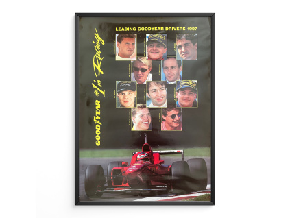 GoodYear racing - F1 plakát 1997 - Schumacher Ferrari - (A1)