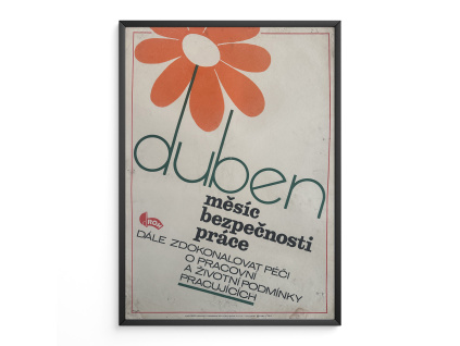 16772 duben mesic bezpecnosti prace plakat propaganda osveta a2