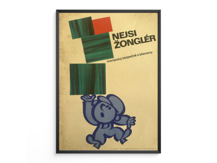 16781 nejsi zongler plakat propaganda osveta a2