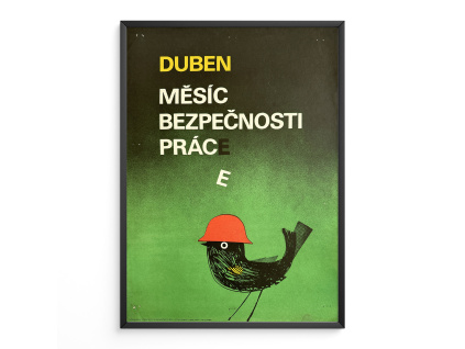 16844 duben mesic bezpecnosti prace 4 plakat propaganda osveta a2