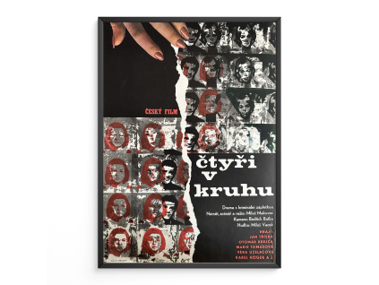 Čtyři v kruhu - Filmový plakát (A3)