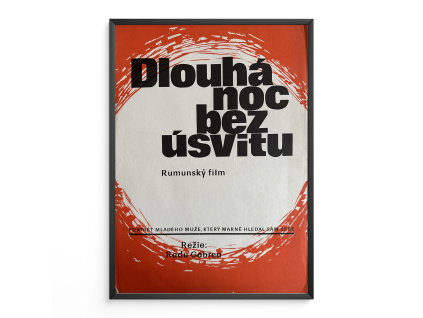Dlouhá noc bez úsvitu - Filmový plakát (A3)
