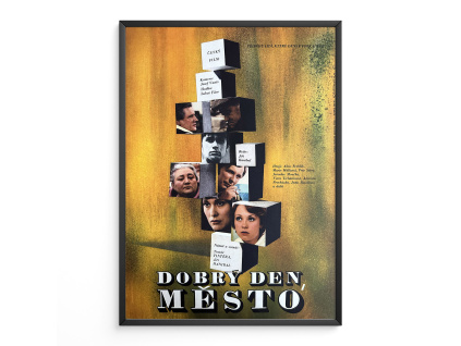 Dobrý den, město - Filmový plakát (A3)