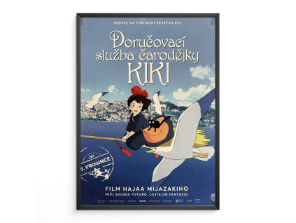 Doručovací služba čarodějky Kiki - Filmový plakát (A3)