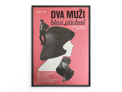 Dva muži hlásí příchod - Filmový plakát (A3)