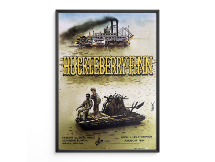 Huckleberry Finn - Filmový plakát (A3)