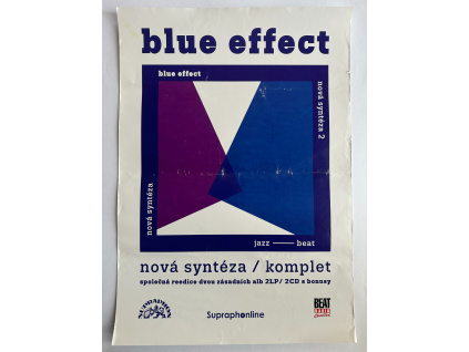 17639 1 blue effect nova synteza 2 hudebni plakat a2