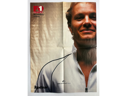 17657 2 f1 nico rosberg williams jezdci sezony 2007 z casopisu f1 racing oboustranny plakat a2