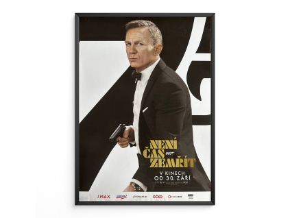 Není čas zemřít - James Bond 007 - Filmový plakát (A3)