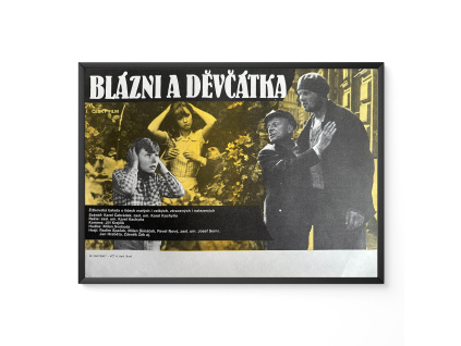 Blázni a děvčata - Filmový plakát / Fotoska / Slepka (cca A4)