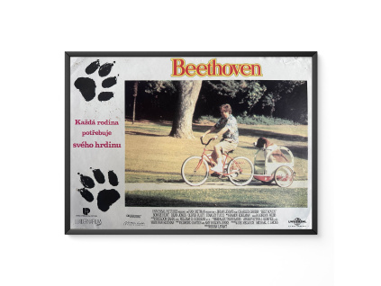 Beethoven - Filmový plakát / Fotoska / Slepka (cca A4)