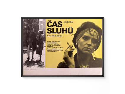 Čas sluhů - Filmový plakát / Fotoska / Slepka (cca A4)