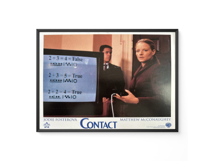 Contact - Verze 1 - Filmový plakát / Fotoska / Slepka (cca A4)