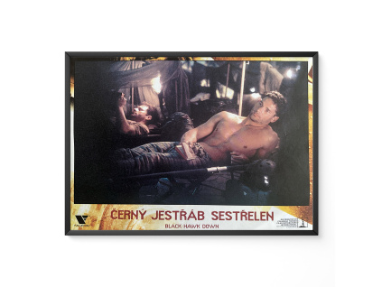Černý jestřáb sestřelen - Verze 3 - Filmový plakát / Fotoska / Slepka (cca A4)